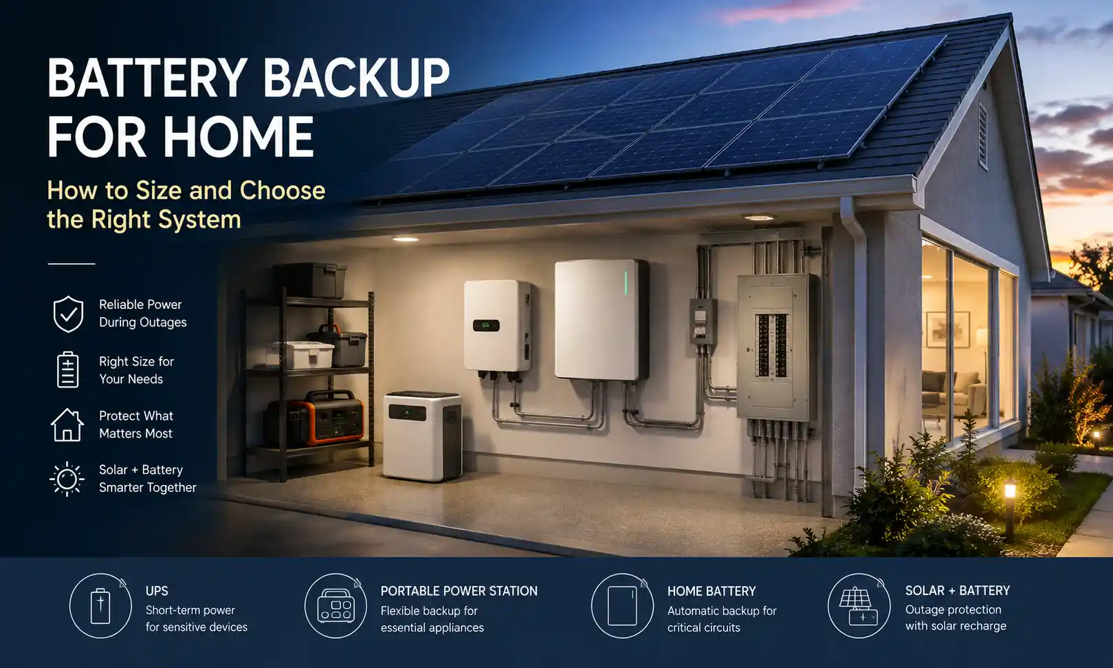 Saray Opsyon ed Backup na Baterya: UPS, Power Station odino Baterya ed Abung?